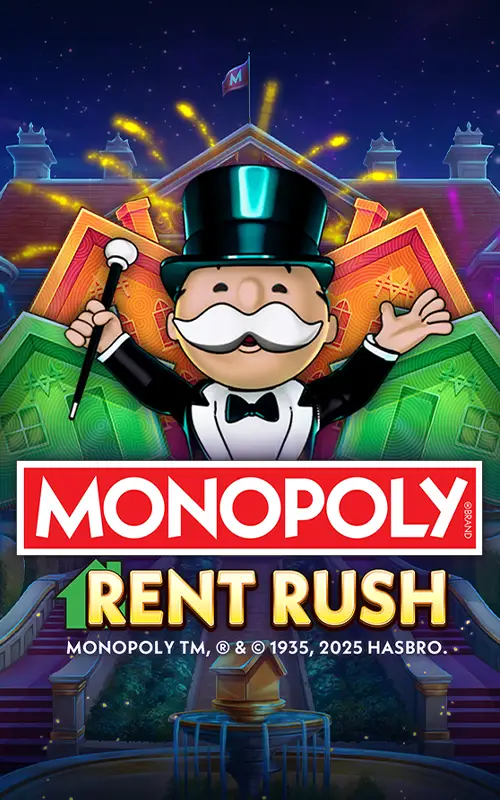 Monopoly Rent Rush Red Tiger slot game at Haz Casino